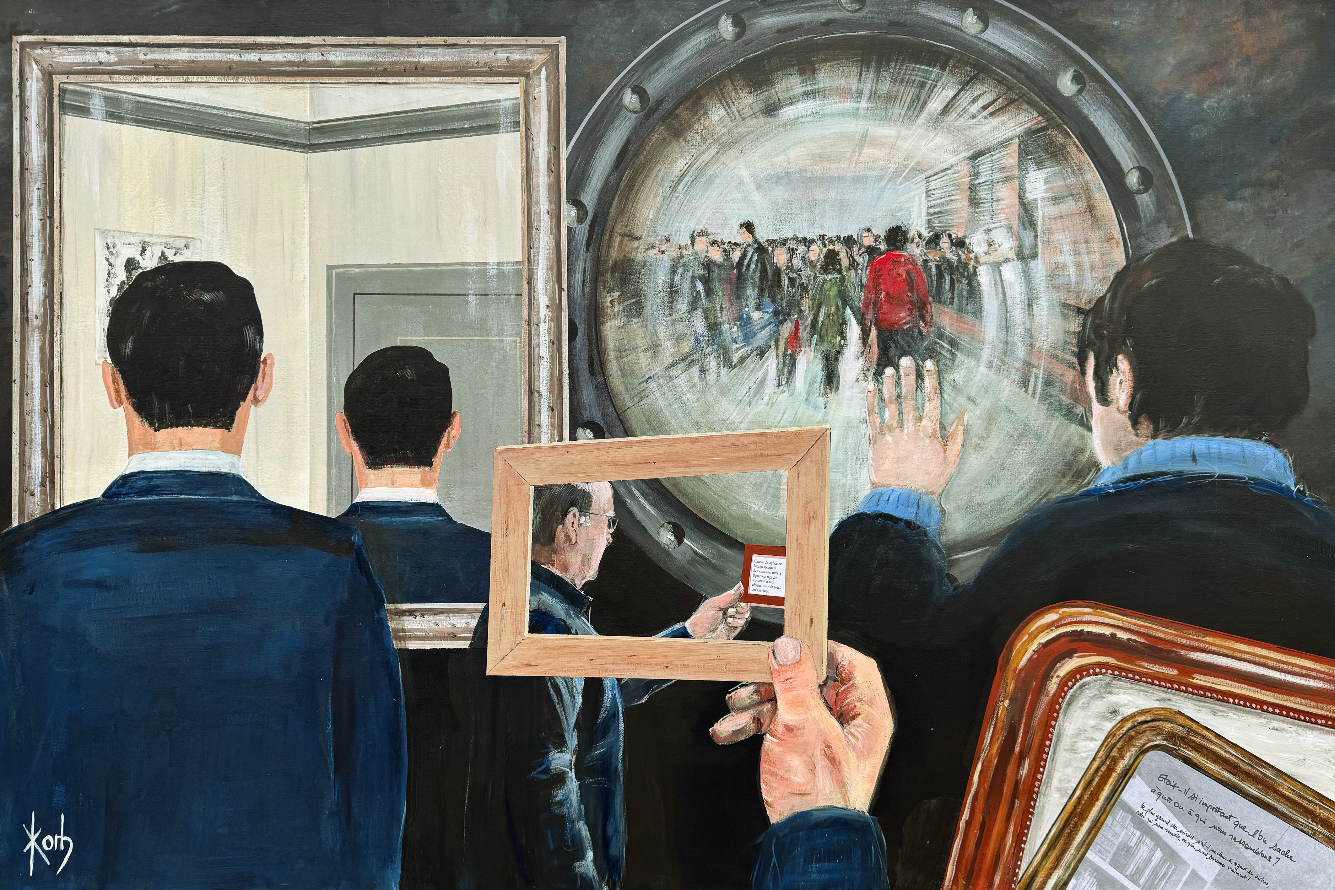 Spectateur et miroir