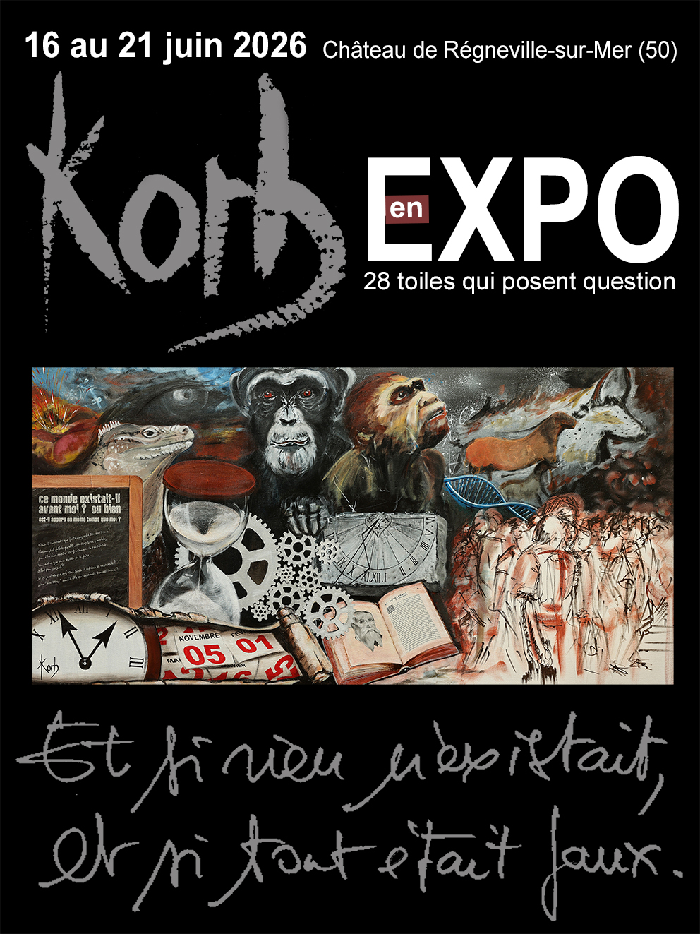 Affiche exposition KORB